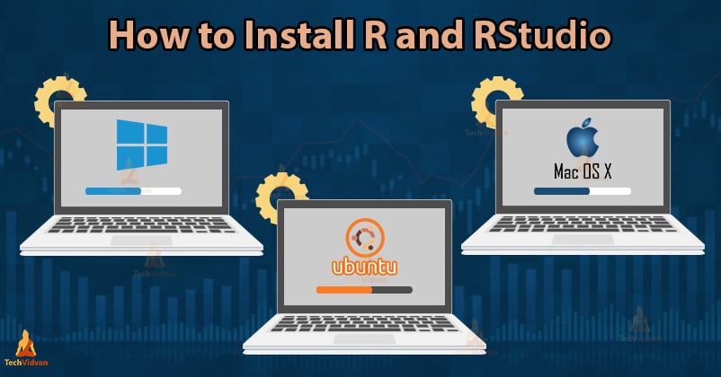 install R and Rstudio
