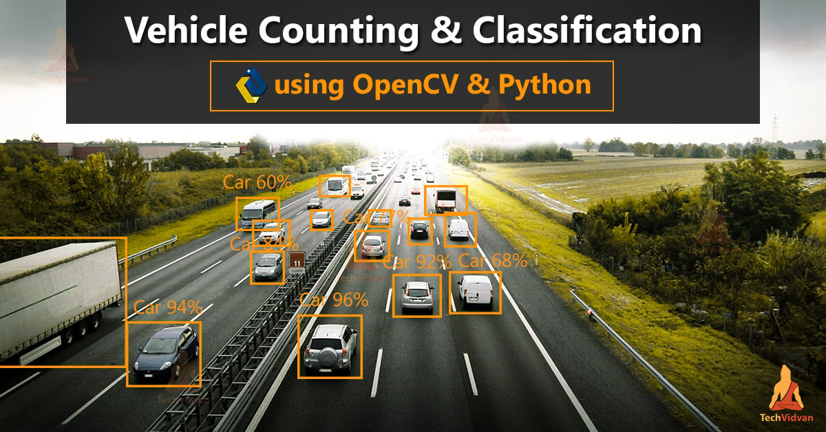 vehicle counting classification opencv python