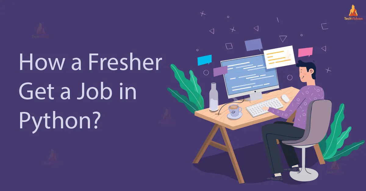 how a fresher get a job in python