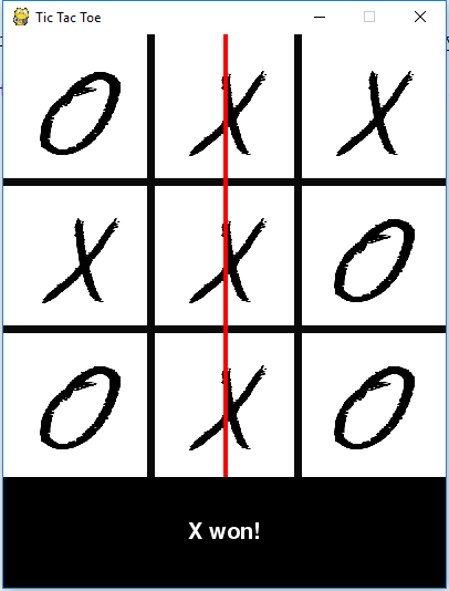 Square Tic Tac Toe GUI - Practice Python Projects