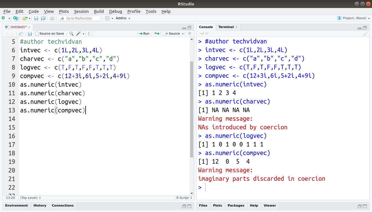 Character To Numeric In R