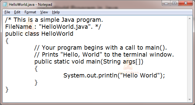 compiling java program in terminal