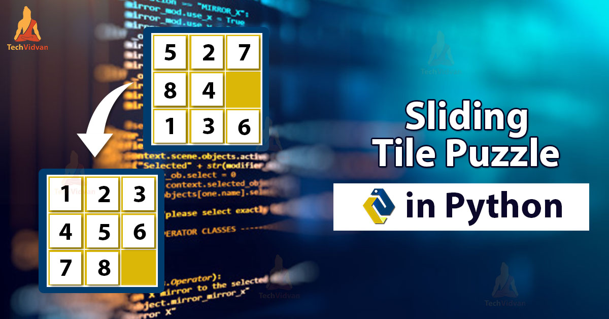 slide puzzle python code game