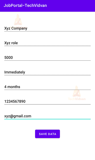 Android Job Portal - Jobs at Your Fingertips - TechVidvan