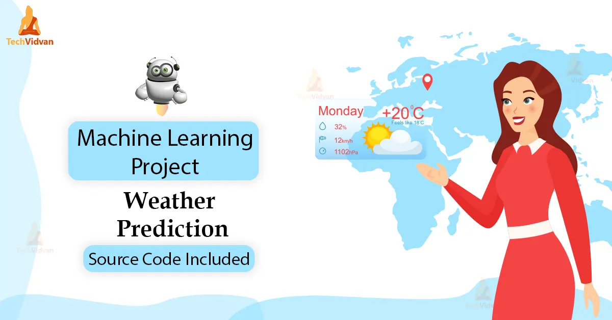 Weather prediction using machine learning store python code