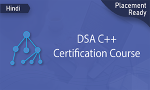 Certified DSA using C++ online training course