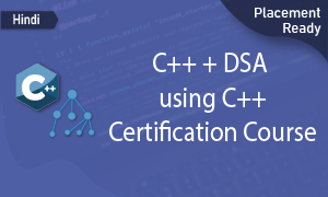 C++ and DSA using C++ course with online certificate